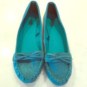 Charlotte Russe suede ballet flats